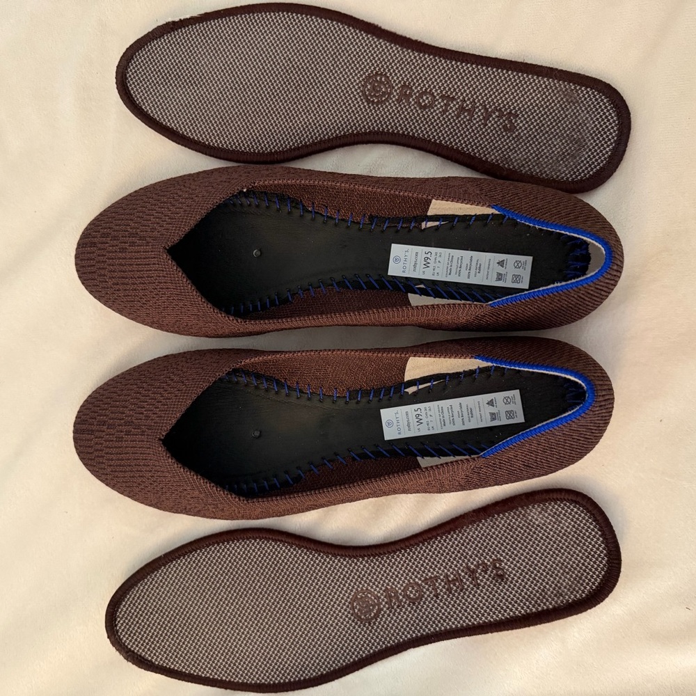 NEW Women’s Rothy's | Truffle Python Flats | Size 9.5 - Picture 6 of 7